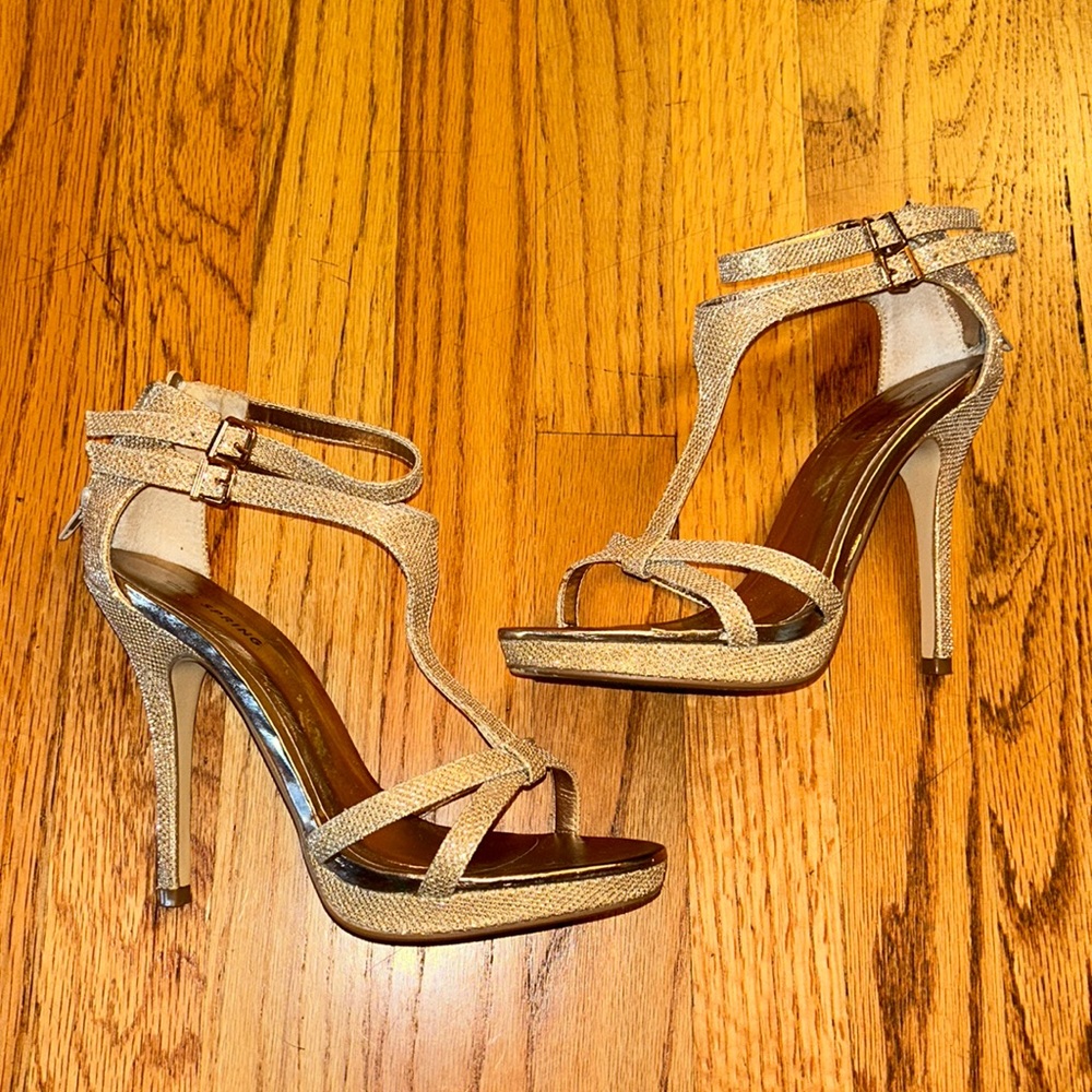 Gold heels